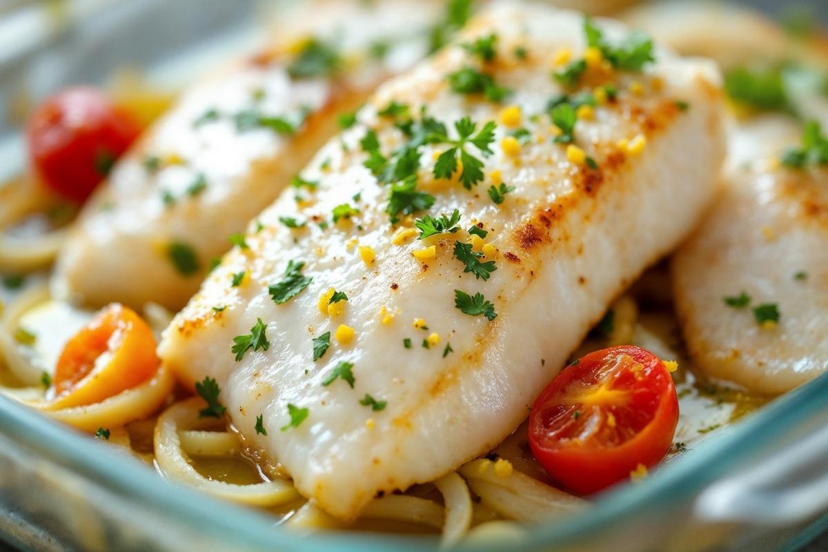Filé de peixe ao forno em minutos Receita perfumada e fácil para a Páscoa