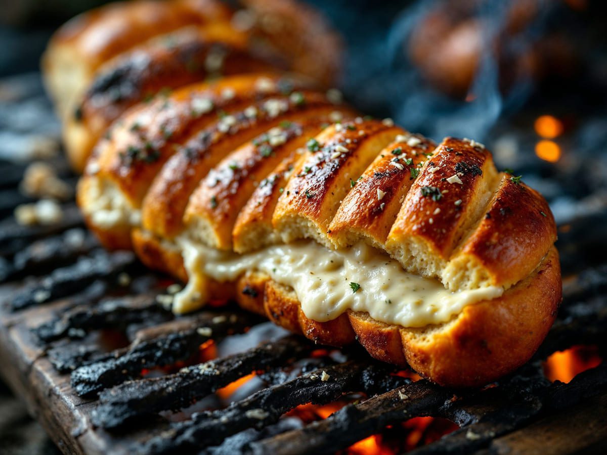 O Melhor Pão de Alho Para Churrasco (Ou Forno!) Receita Fácil e Cremosa! (2)