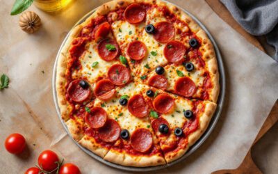 Pizza de Frigideira Rápida: Massa Fácil e Recheio Delicioso Sem Forno!