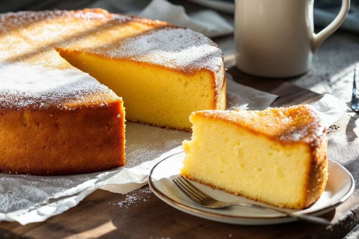 Receita de bolo de fubá cremoso Simples, rápido e delicioso