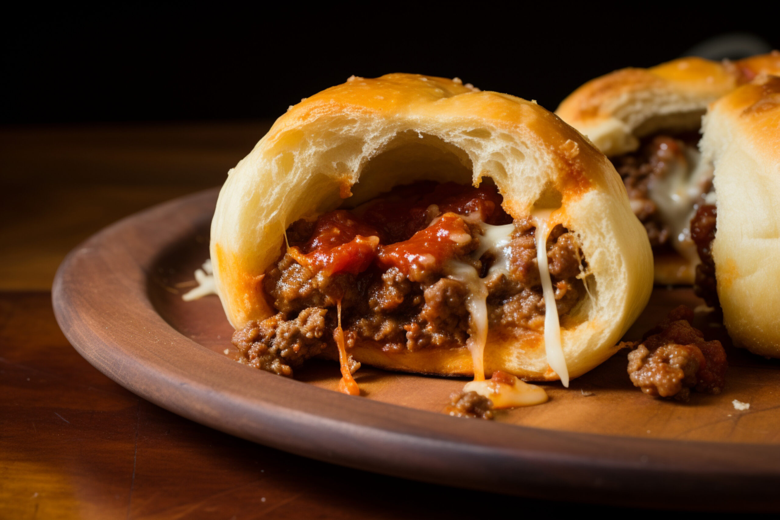 Buraco quente de carne moída O lanche recheado que é pura nostalgia!