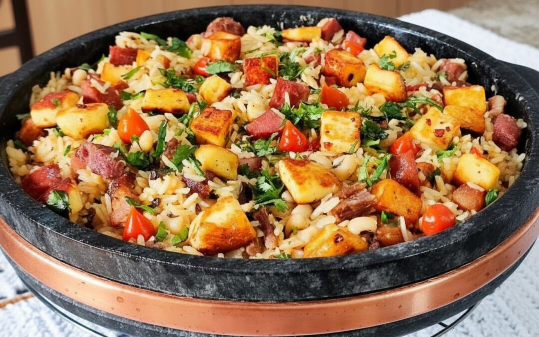 Baião de dois tradicional: O sabor do nordeste em um prato completo!