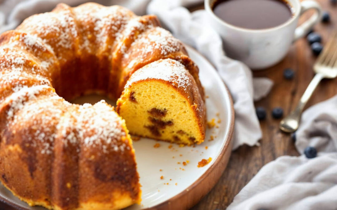 Bolo de fubá fofinho com goiabada: a receita que derrete na boca!
