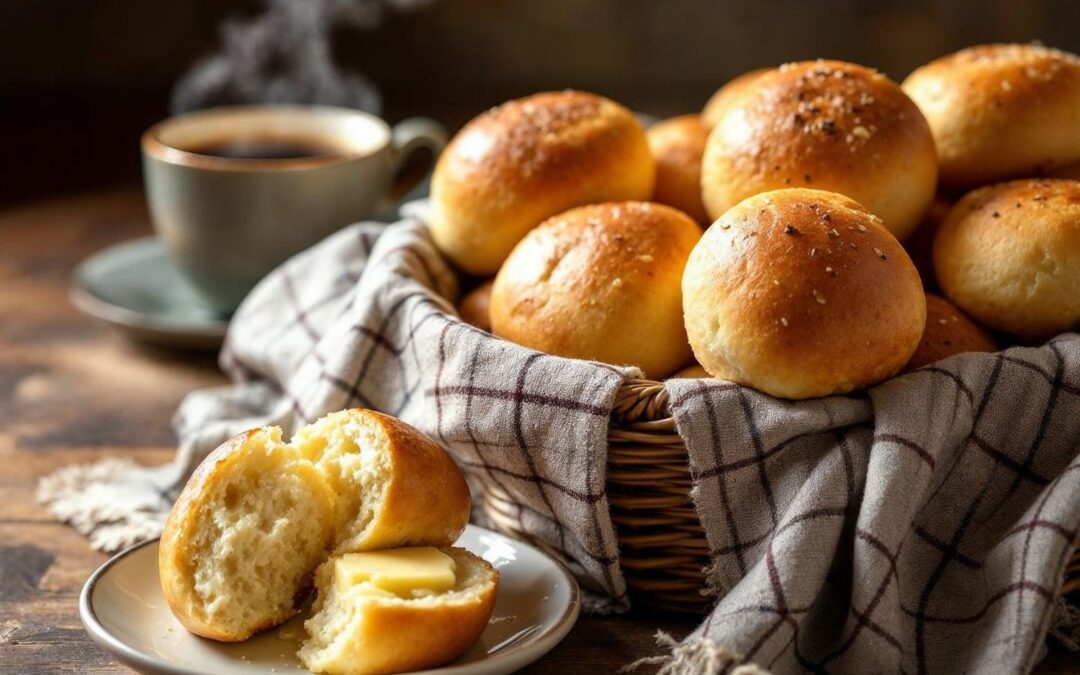 Pão de minuto da vovó: a receita fofinha que não precisa sovar!