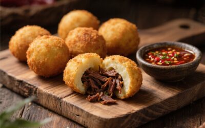 Bolinho de aipim sequinho com carne seca: a receita fácil que não tem erro!