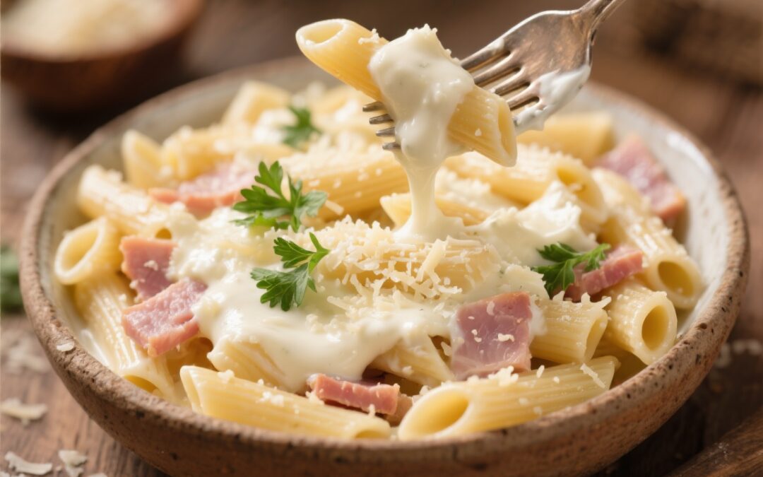 Macarrão ao molho branco: a receita cremosa e fácil que sempre dá certo!