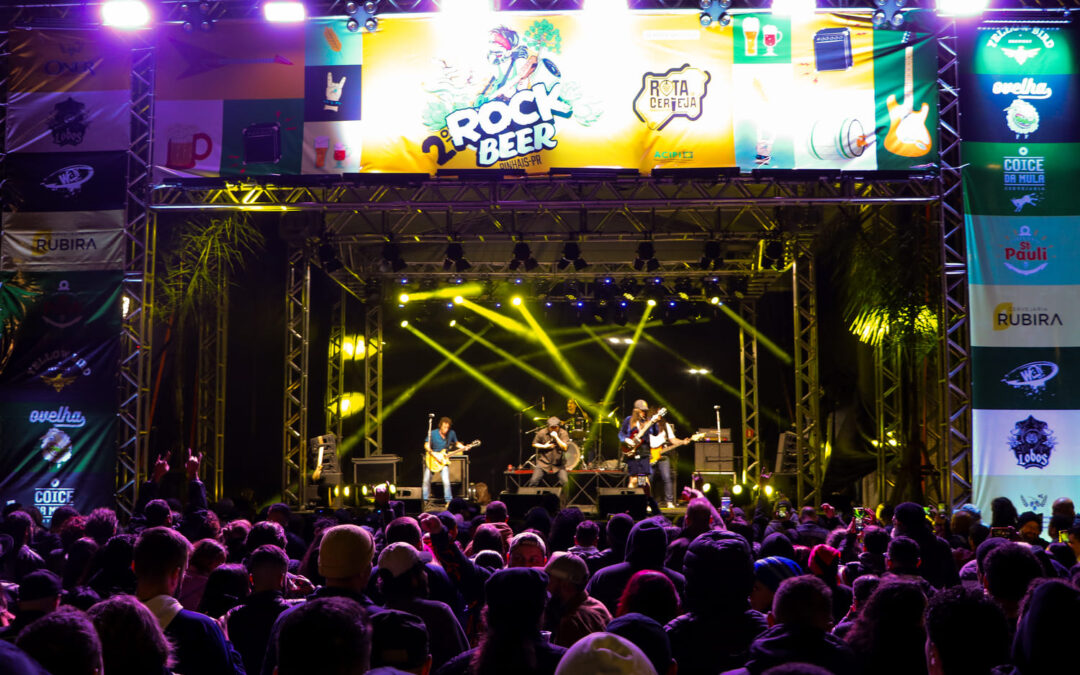 Rock Beer Pinhais: 3ª edição do festival terá 9 bandas e mais de 60 torneiras de chopp no Parque das Águas