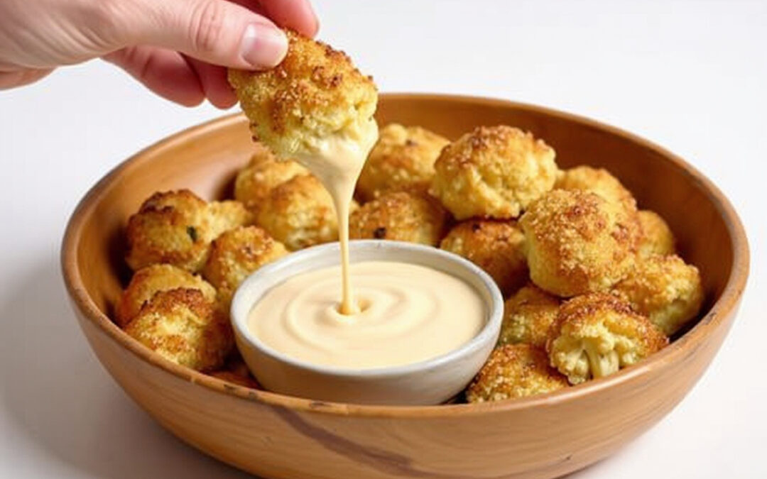 Brócolis empanado na air fryer: o petisco saudável que fica mais crocante que batata frita!