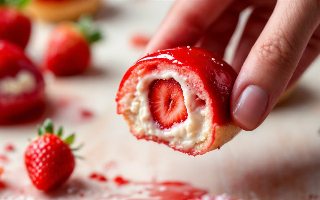 Morango do amor: a receita viral com calda de vidro e a versão no pote!