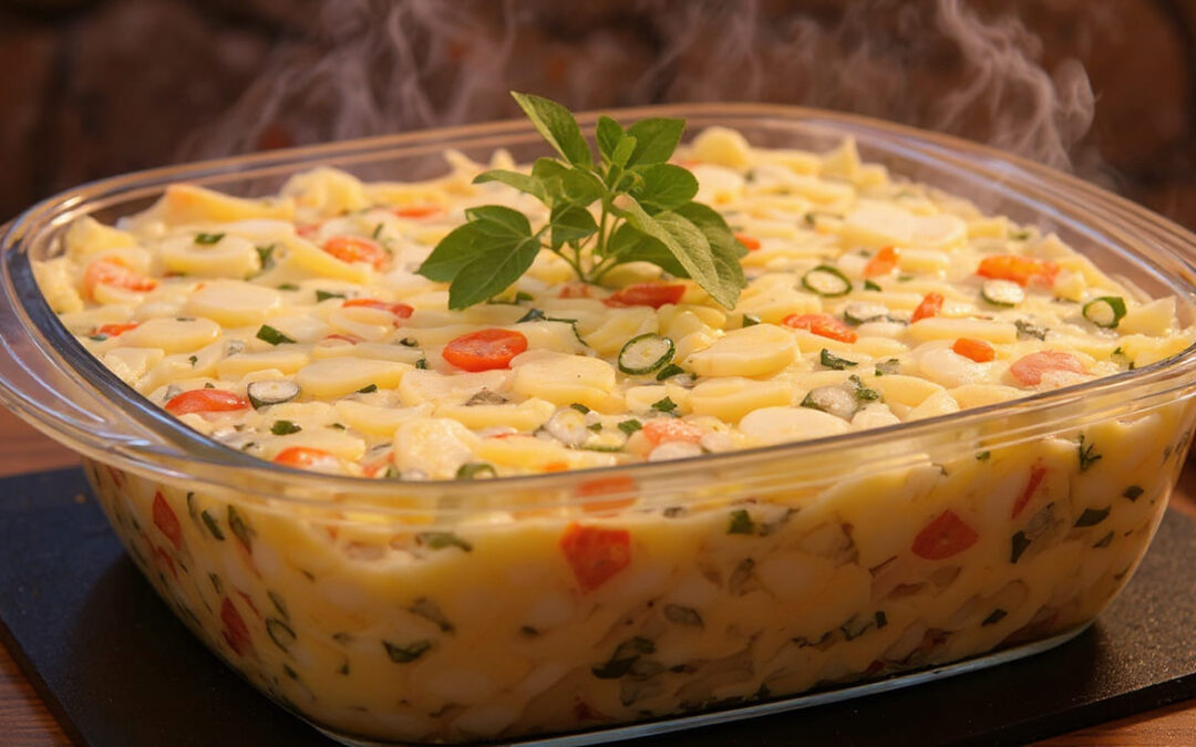 Salada de Maionese Perfeita: A Receita Clássica que Não Pode Faltar no Churrasco!