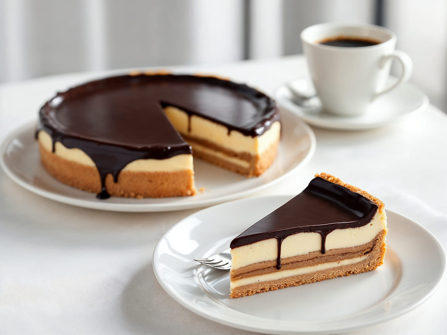 Torta alemã fácil a sobremesa de bolacha que não vai ao forno!