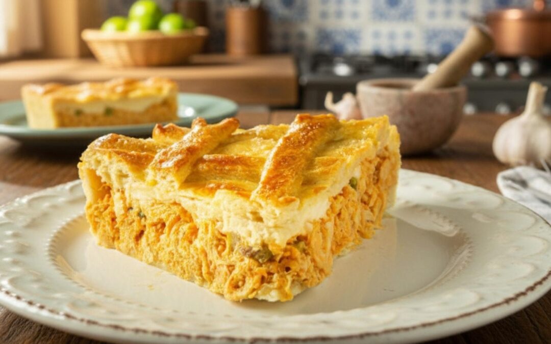 Empadão de Frango Cremoso: A Receita com Massa que Derrete na Boca!